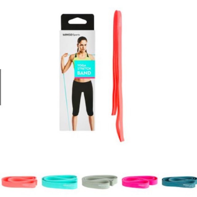 Miniso Yoga stretch Band Resistance band Strength Training Tension Band