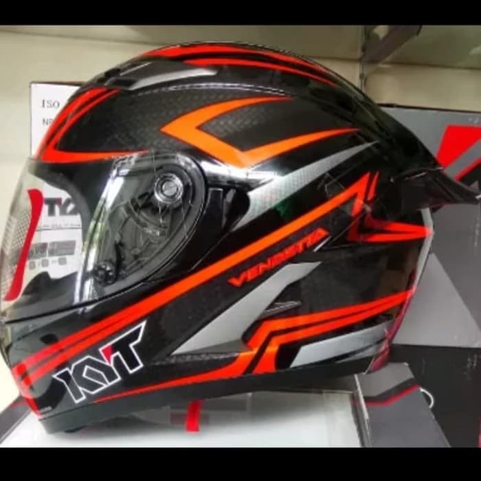 Jual Harga Spesial Spoiler Smoke Helm Kyt Vendetta Gpr Racing Look