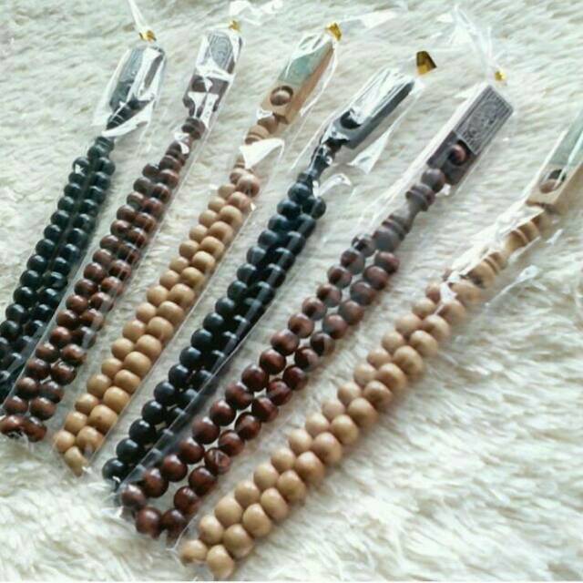 Jual Souvenir Pernikahan Tasbih Kayu Natural Kemas Plastik Shopee Indonesia