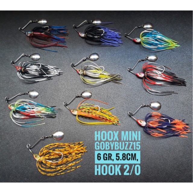 Jual Hoox lure spinner bait goby buzz mini spinner bait made in thailand