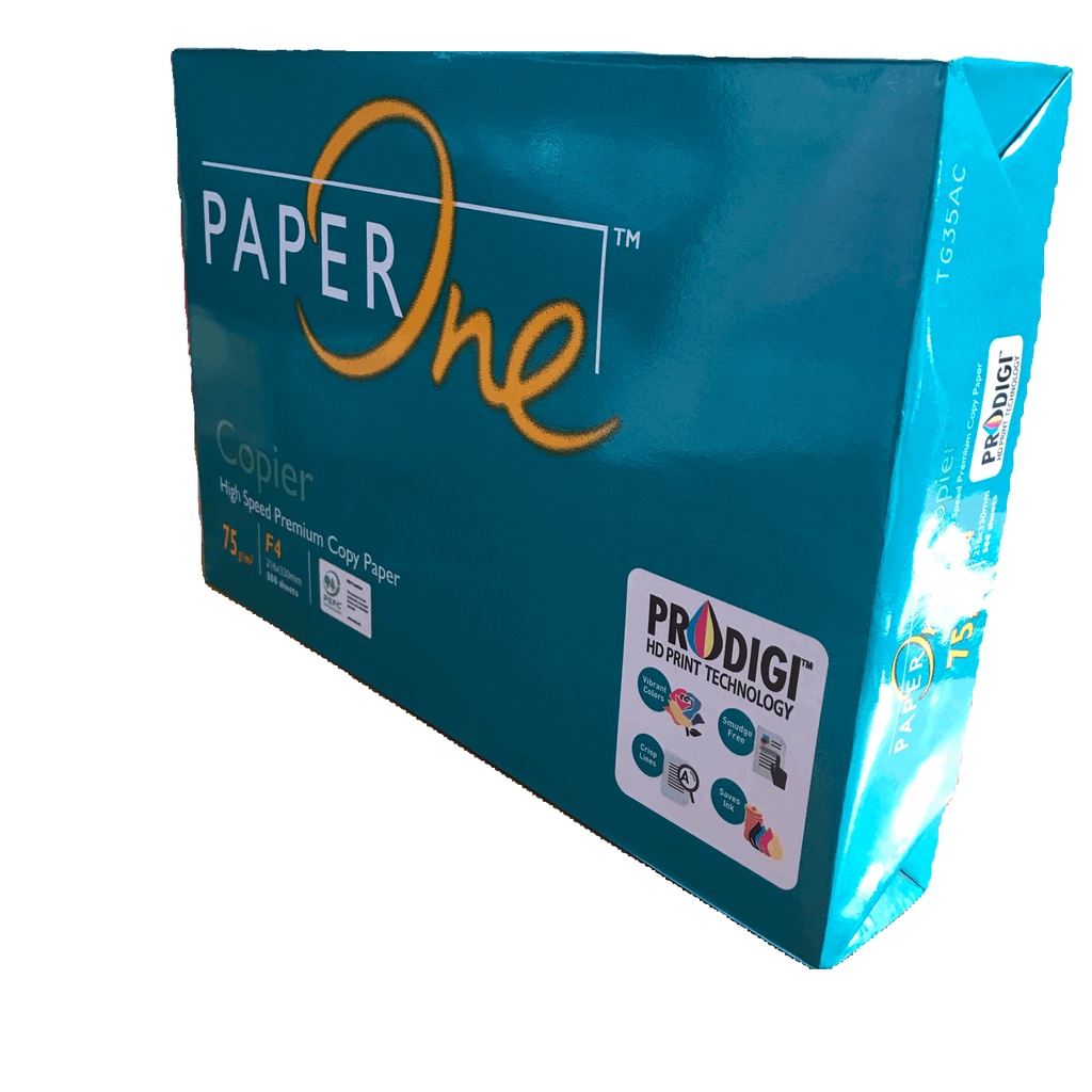 Jual Kertas Hvs F4 Paperone 75 Grams Copier 1 Rim Print Foto Copy