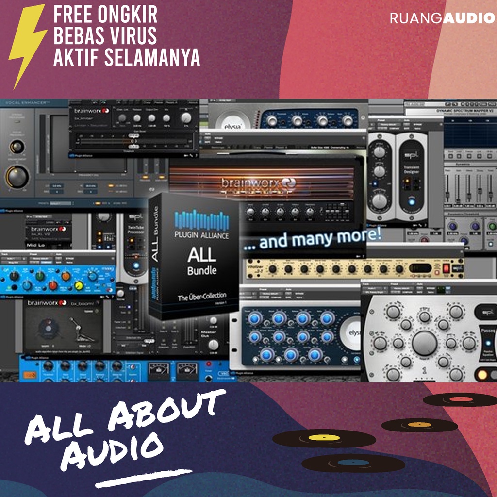 Jual Plugin Alliance All Bundle Version 2022 | Brainworx Plugins Bundle ...