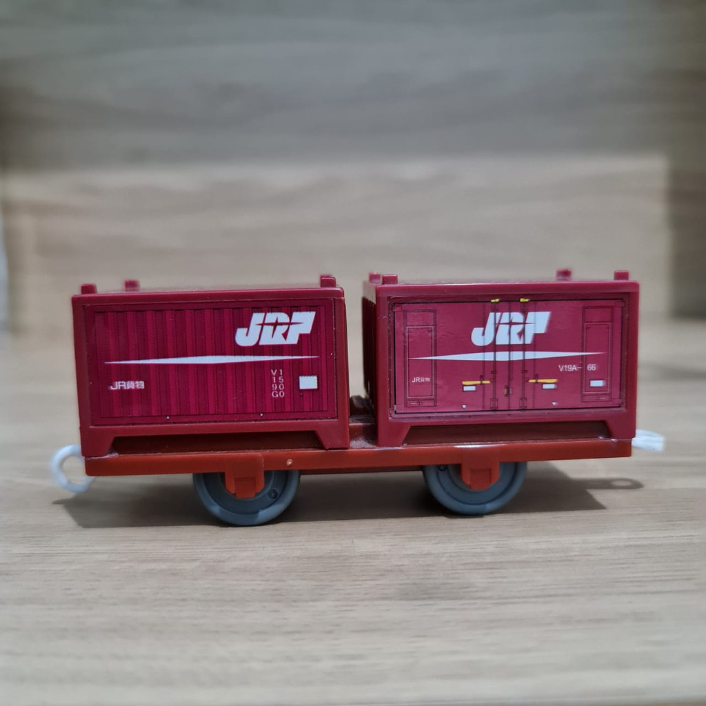Jual Plarail Container Car / gerbong kontainer besar - Merah | Shopee ...