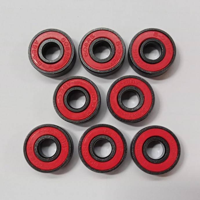 10 Stück ABEC 9 Kugellager Lila - Für Scooter & Skateboards