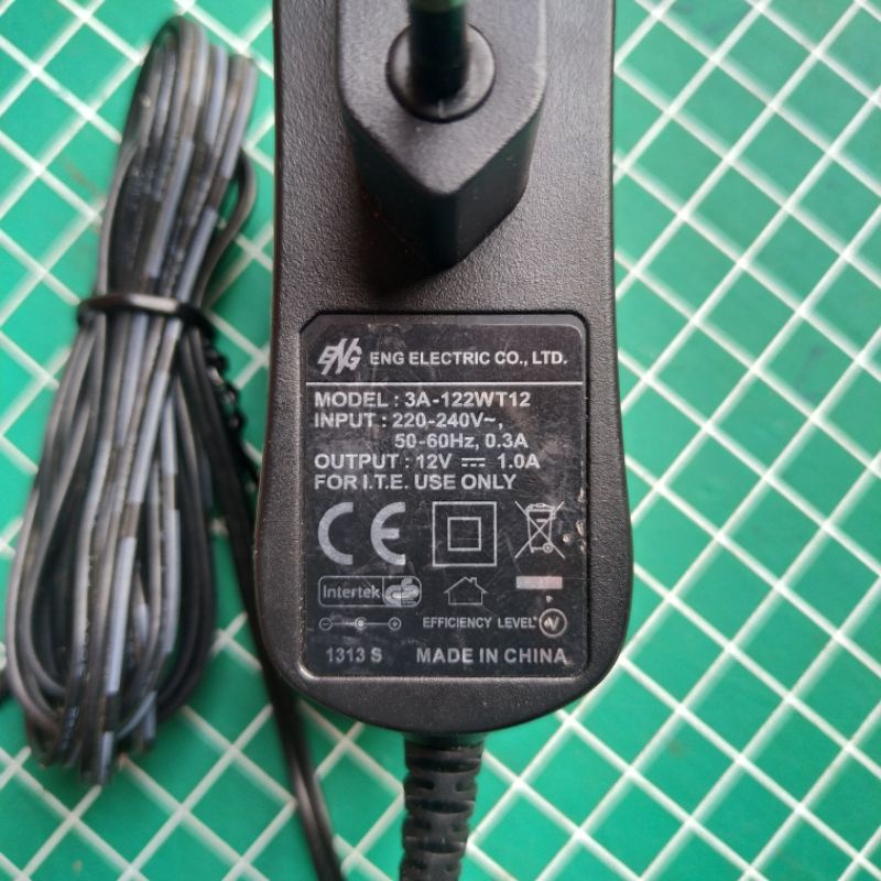 Jual Adaptor 12V 1A Intertek LED charger home router wifi AC to DC ...