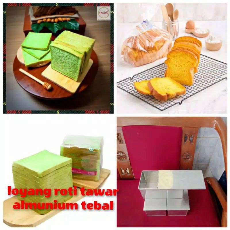 Jual Loyang Roti Tawar Tutup Ukuran 15x11x11cm | Shopee Indonesia