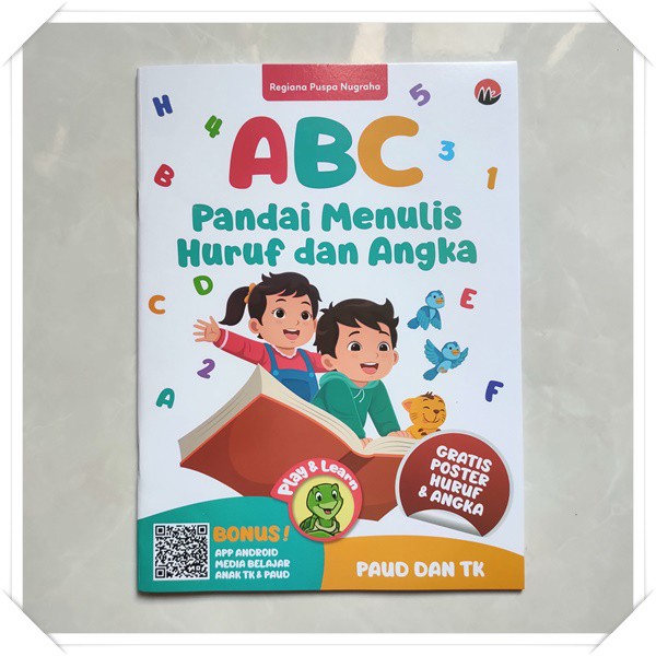 Jual BUKU ANAK TK & PAUD - ABC PANDAI MENULIS HURUF DAN ANGKA (BONUS ...