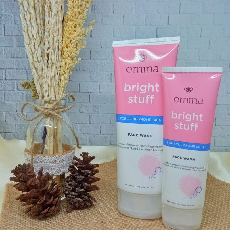 Jual Emina Bright Stuff for Acne Prone Skin Face Wash 100 Original
