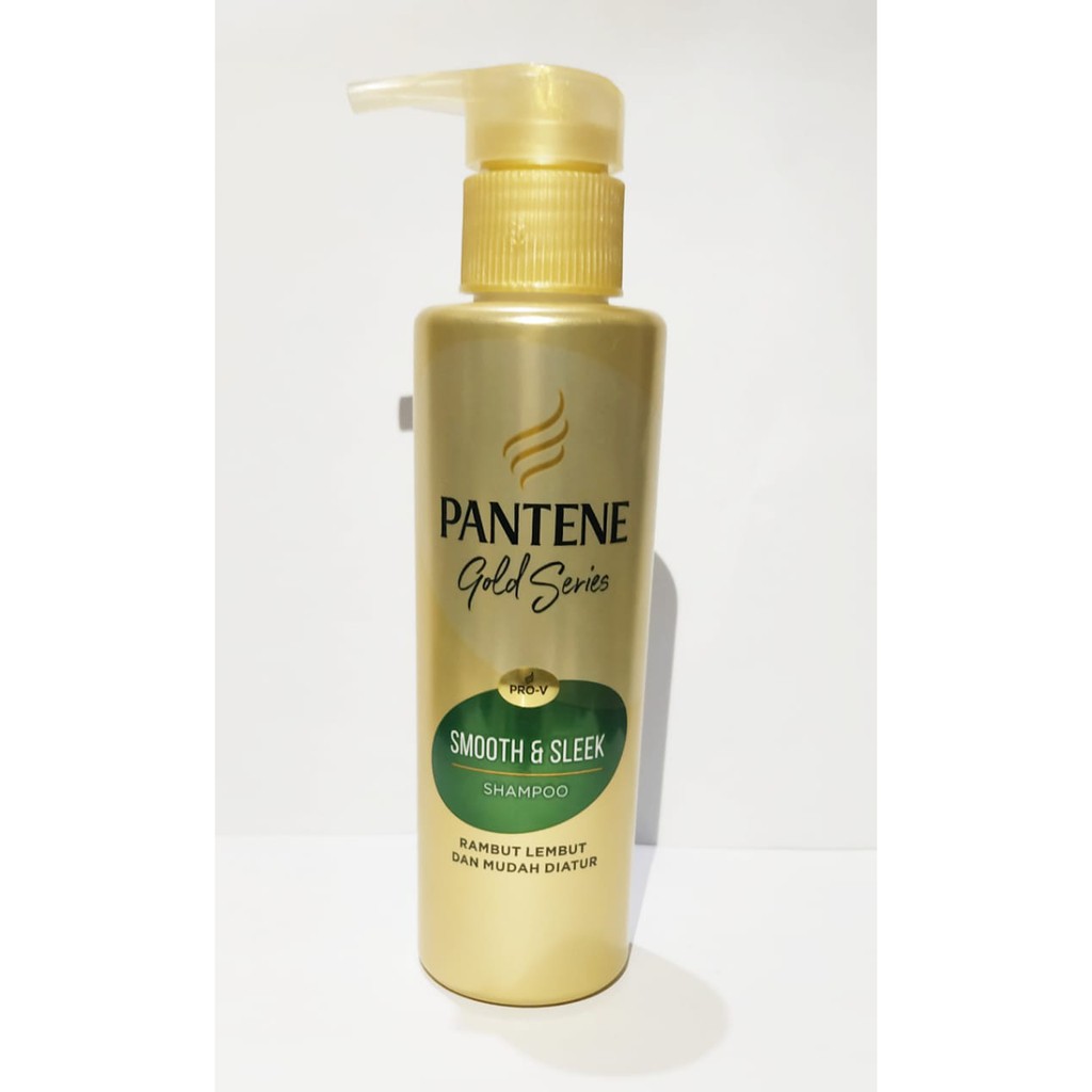 Jual Pantene Shampoo Gold Series Smooth and Sleek Shopee Indonesia