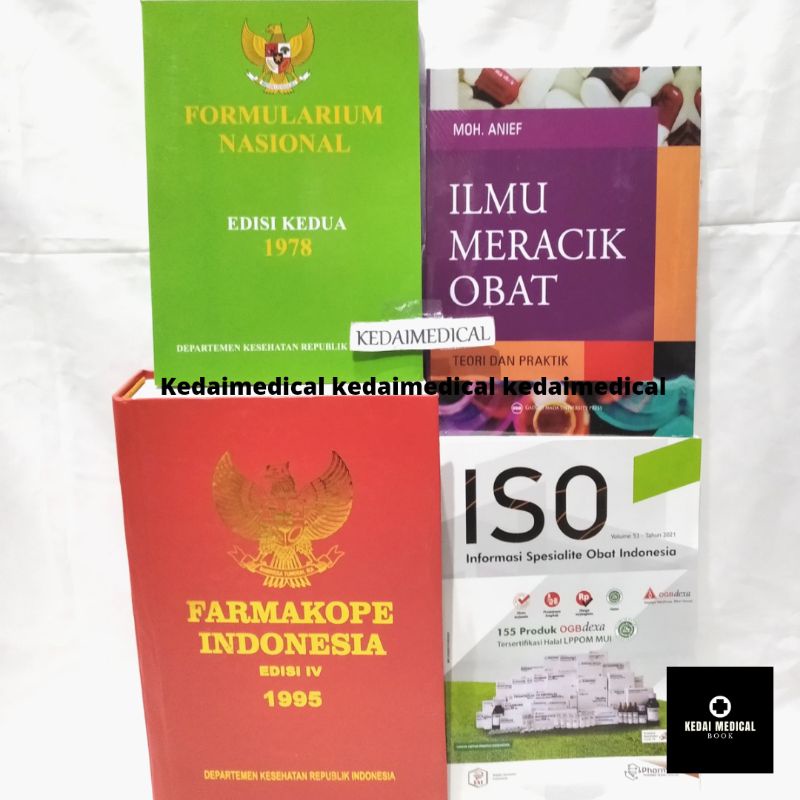 Jual PAKET 4 BUKU FARMASI : FARMAKOPE INDONESIA 4 (FI 4), ISO 2021,ILMU ...