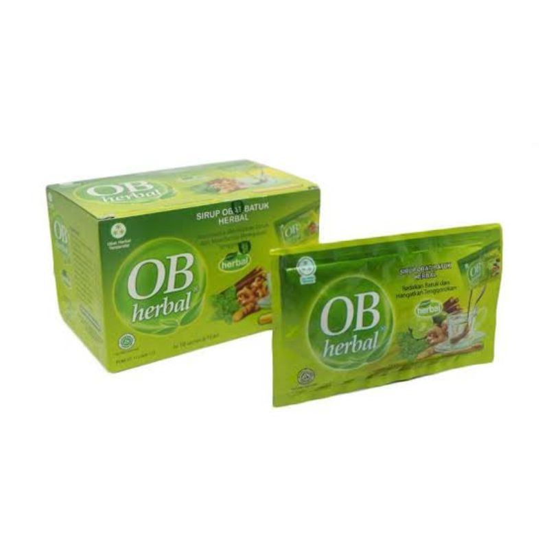 Jual Ob Herbal Obat Batuk Sirup 10 Sachet Saset X 15ml 15 Ml Box