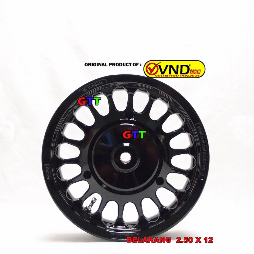 Jual VND VELG RACING ROULLETE RING 12 UNTUK YAMAHA MIO J, FINO 115, X ...