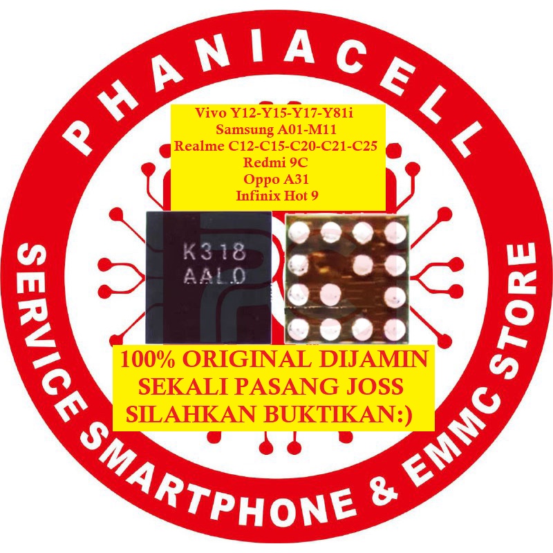 Jual IC AUDIO K318=AW87318 Original Tested | Shopee Indonesia