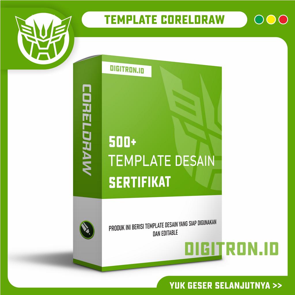 Jual 500+ Template Desain SERTIFIKAT Editable Format CDR (CorelDRAW ...