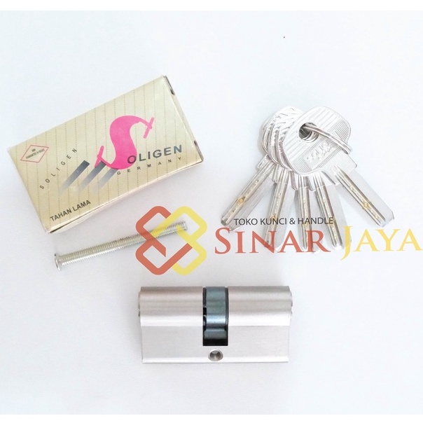 Jual Cylinder Door Lock Soligen/ Kunci Pintu 60 MM | Shopee Indonesia