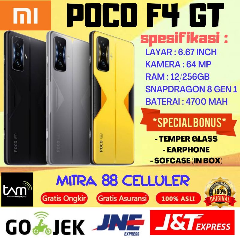 Jual Poco F4 Gt 5g Ram 12 256gb Garansi Resmi 15 Bulan Xiaomi Shopee