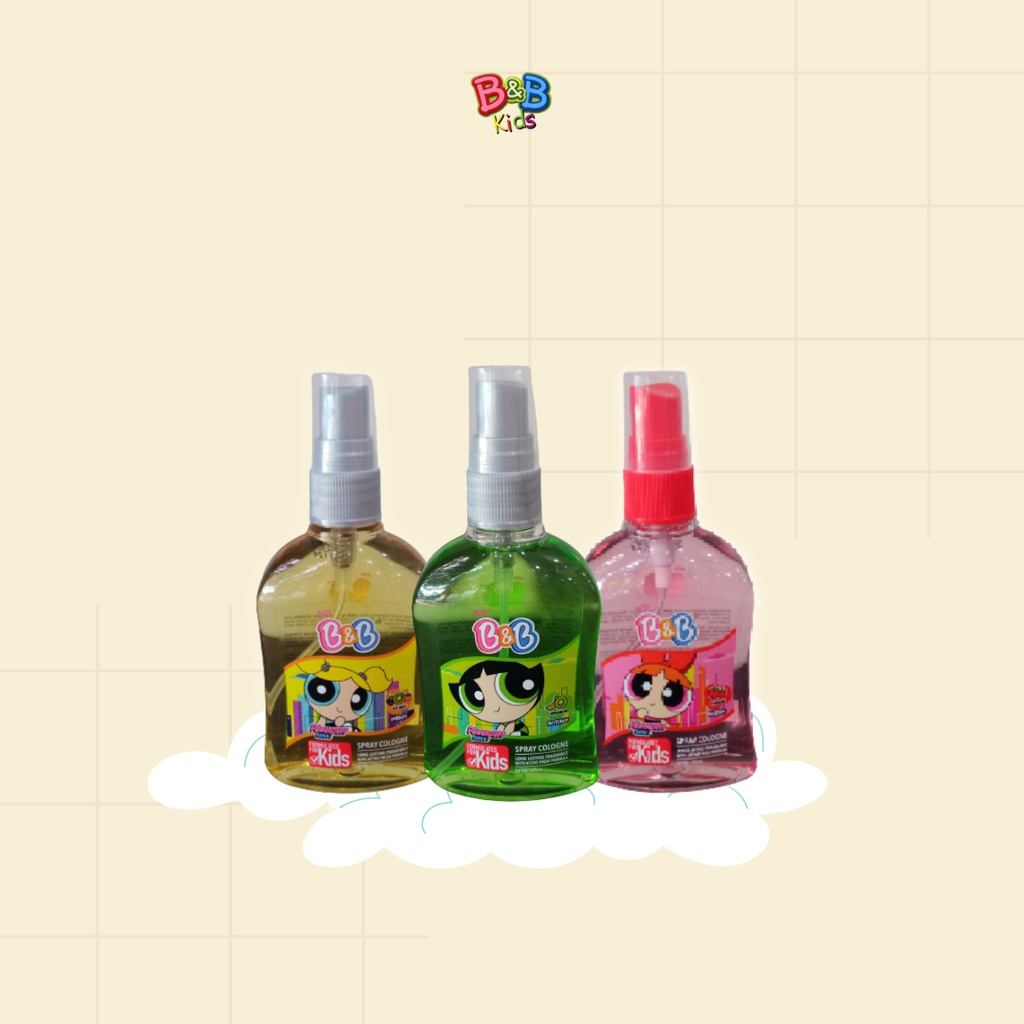 Jual B&B Cologne Spray Cologne Power Puff Girls 125ml | Shopee Indonesia