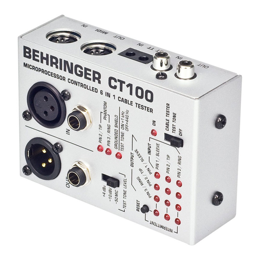 Jual Behringer CT100 / CT 100 / CT-100 6-in-1 Cable Tester | Shopee ...