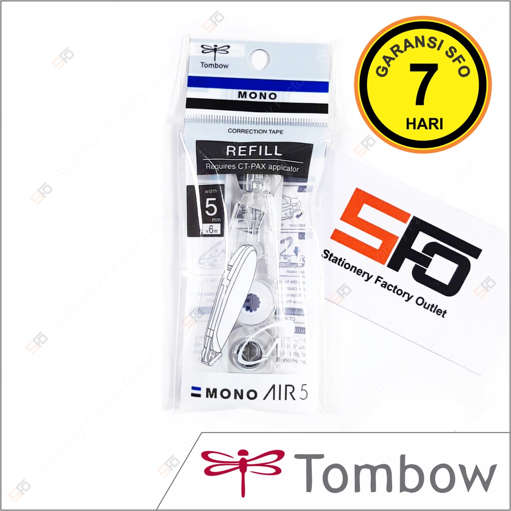Jual Refill Correction Tape Tombow Mono Air 5 5mm x 6m Shopee Indonesia