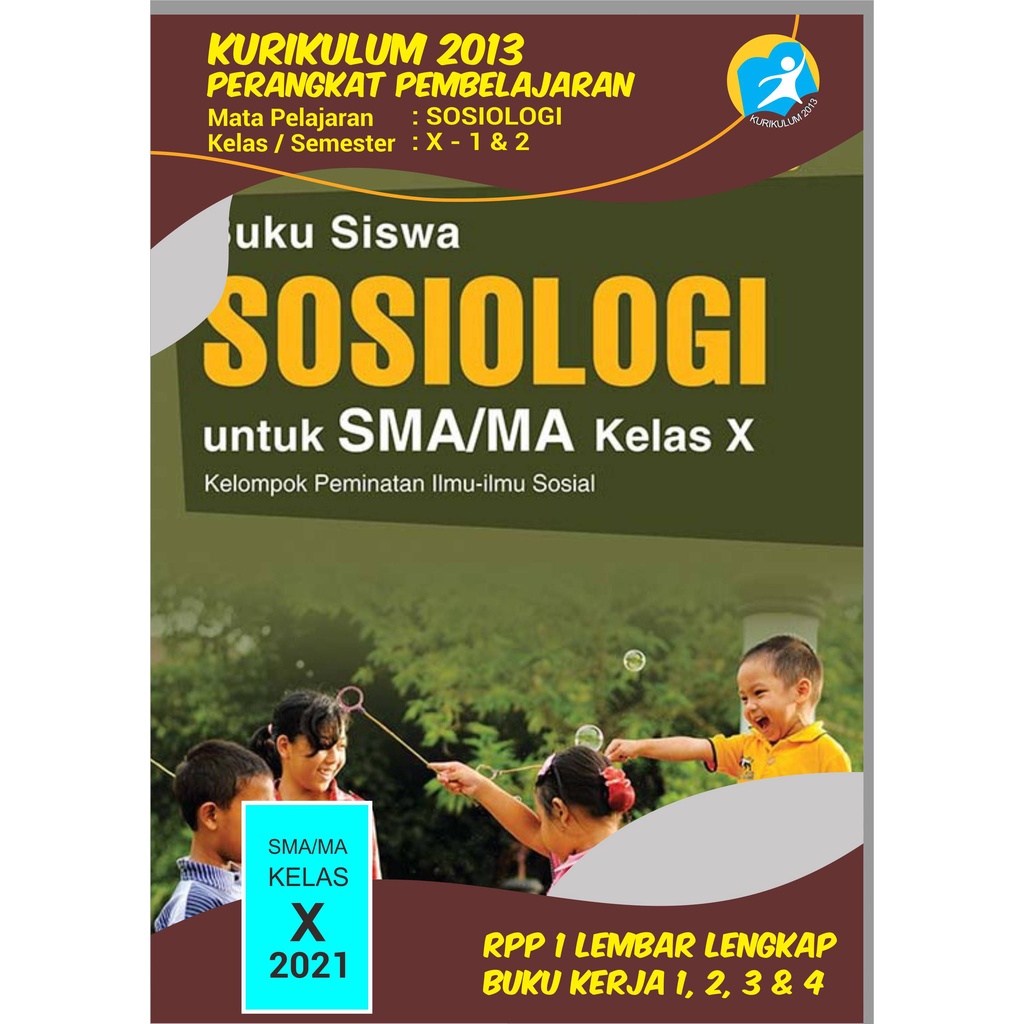 Jual Admin Pembelajaran SOSIOLOGI Kelas 10 SMA/MA (Buku Kerja 1, 2, 3 ...