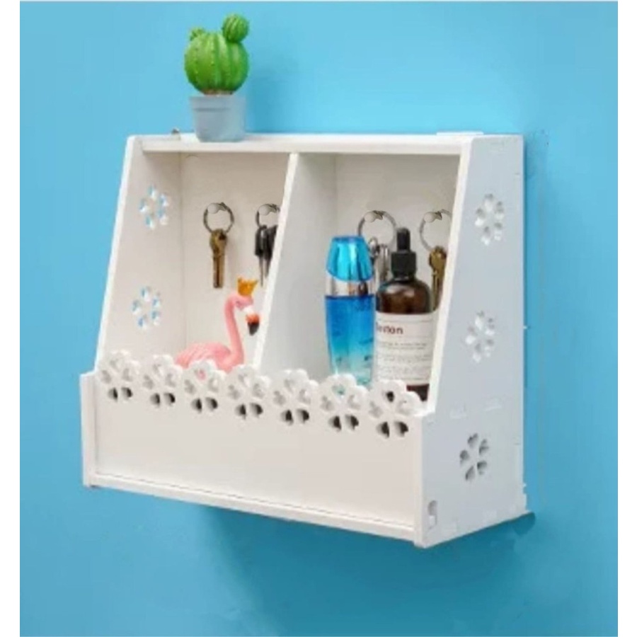Jual Rak Gantungan Kunci 1 Pintu 2 Sekat 4 Hook Vintage MB991 | Shopee ...