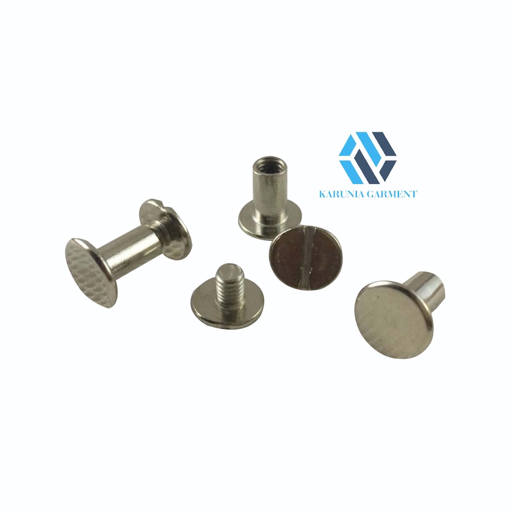 Jual RIVET BAUT SABUK TAS IKAT PINGGANG UKURAN 10 MM PER 12 PCS ...