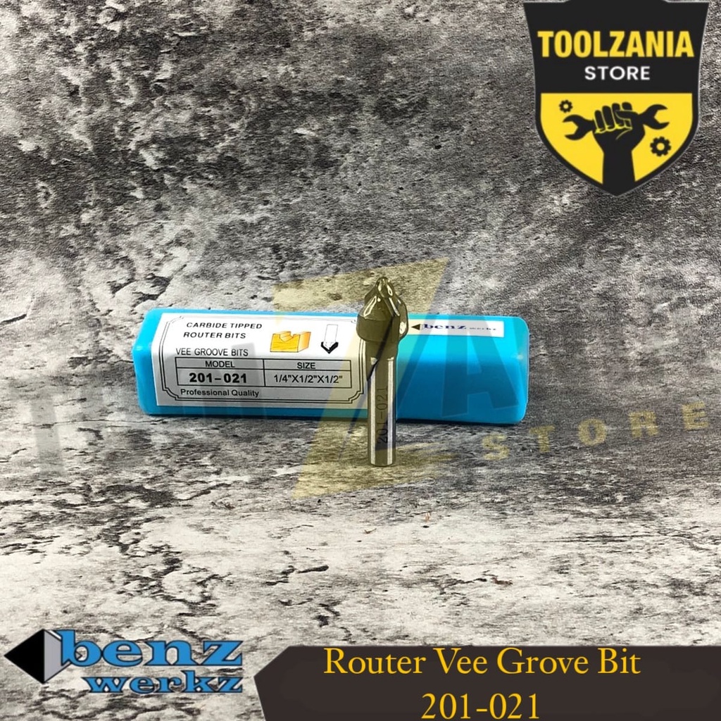 Jual Mata Profil Router Vee Grove Bit Mm X Benz Werkz