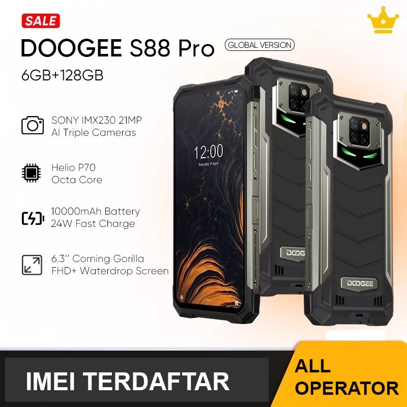 Jual doogee s88 pro Harga Terbaik & Termurah Desember 2023