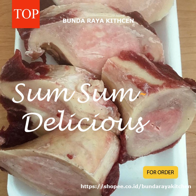 Jual Premium SUM-SUM / Tulang Kaki Paha Sapi / Sum-Sum Sapi / Lezat Guy ...