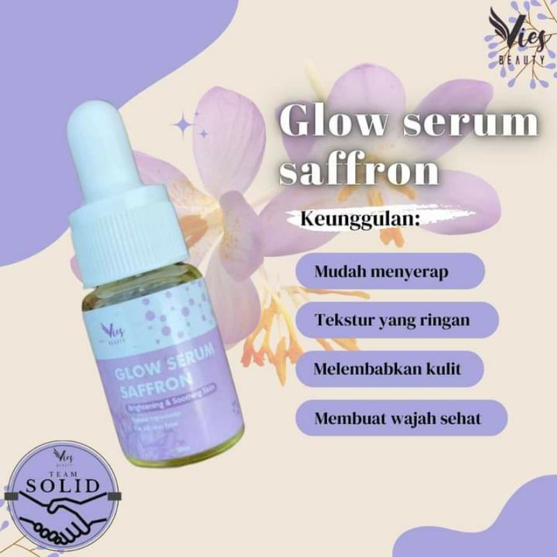 Jual Glowing Serum Saffron By Vies Ml Shopee Indonesia