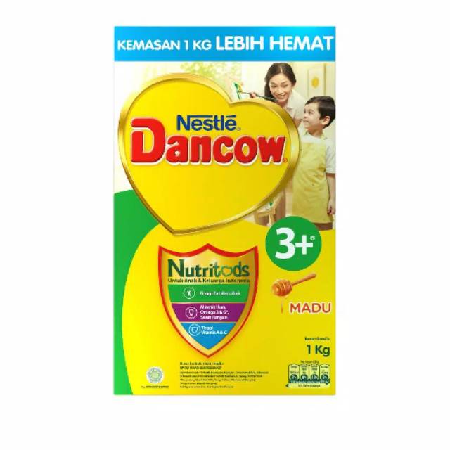 Jual Nestle Dancow 3+ Dengan Nutritods Susu Pertumbuhan Rasa Madu 3-5 ...