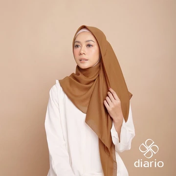 Diario Kerudung Segi Empat Paris Premium Plain Scarf Vol. 1