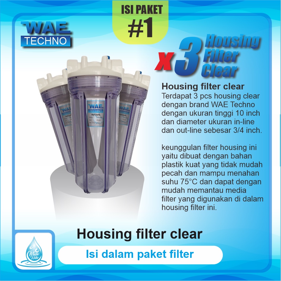 Jual Paket filter RO / paket filter air / ukuran 10inch | Shopee Indonesia