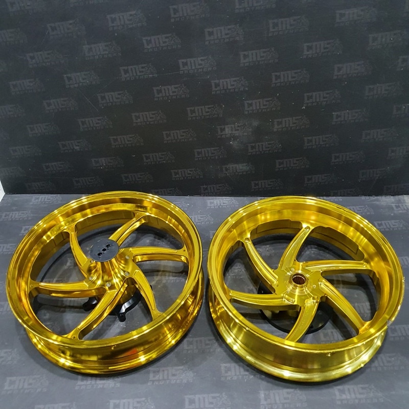 Jual Velg Velek Racing Kendmoto Yamaha Xmax Gold Glossy Shopee Indonesia