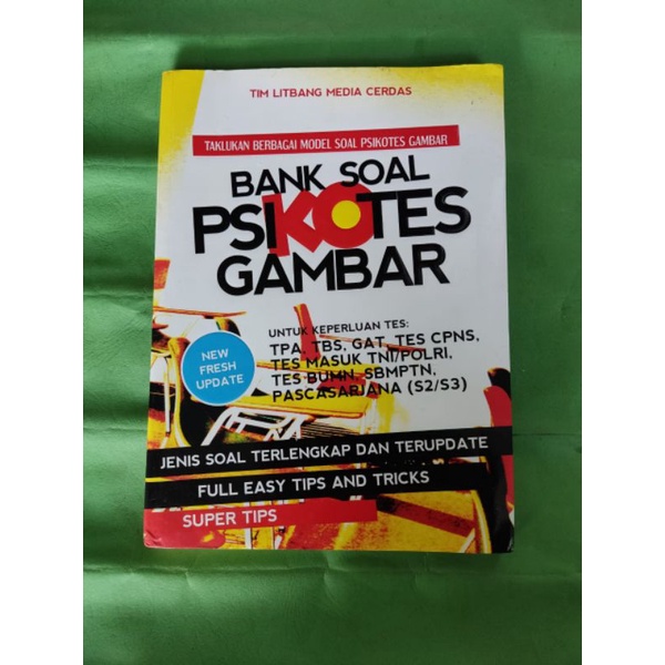 Jual Buku BANK SOAL PSIKOTES GAMBAR (ORIGINAL) | Shopee Indonesia