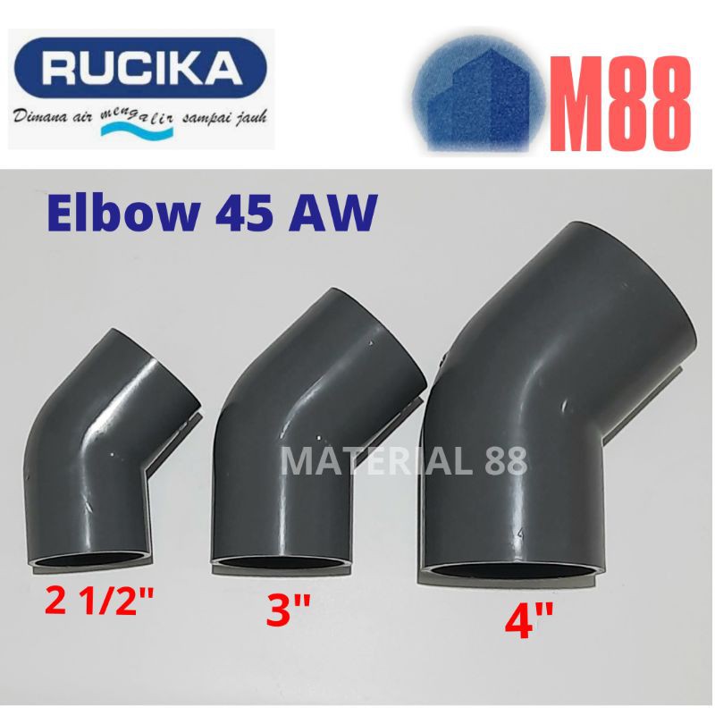 Elbow Pvc 45 Derajat