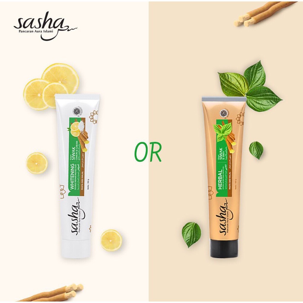 Jual Sasha Toothpaste Whitening 150gr | Shopee Indonesia