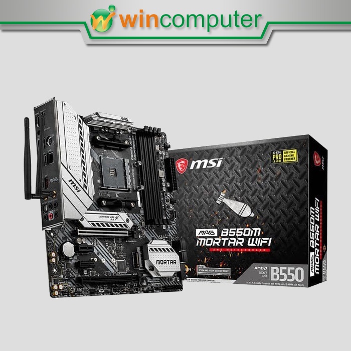 Jual Motherboard AMD MSI MAG B550M Mortar Wifi | Shopee Indonesia