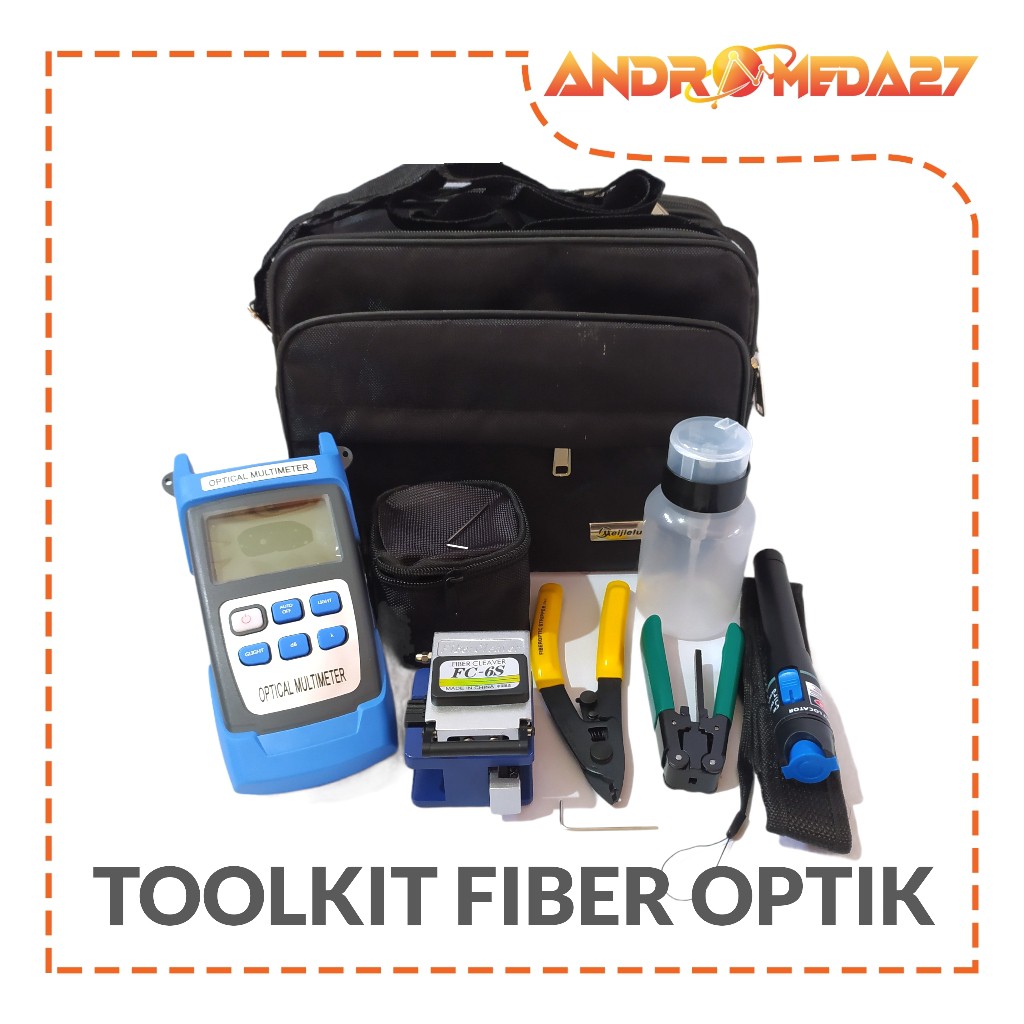 Jual FTTH Fiber Optic Tool Kit OPM Cleaver Laser Stripper | Shopee ...
