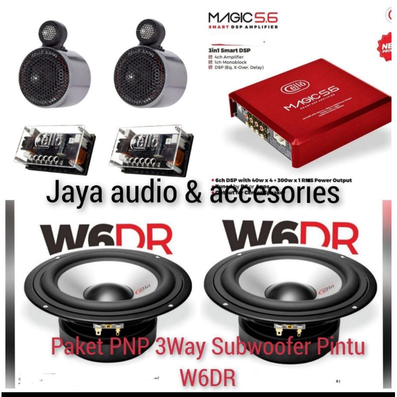 Jual Paket Speaker Pnp Cello Way Solution Max Subwoofer Pintu W Dr Power Magic Shopee