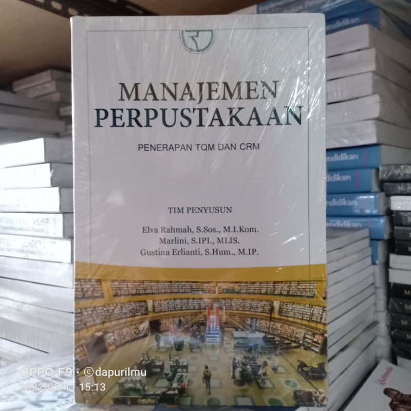 Jual Buku Original Manajemen Perpustakaan Penerapan Tqm Dan Crm