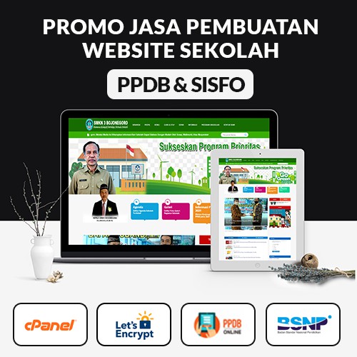 Promo Pembuatan Website Sekolah Gratis Sistem Informasi Sekolah