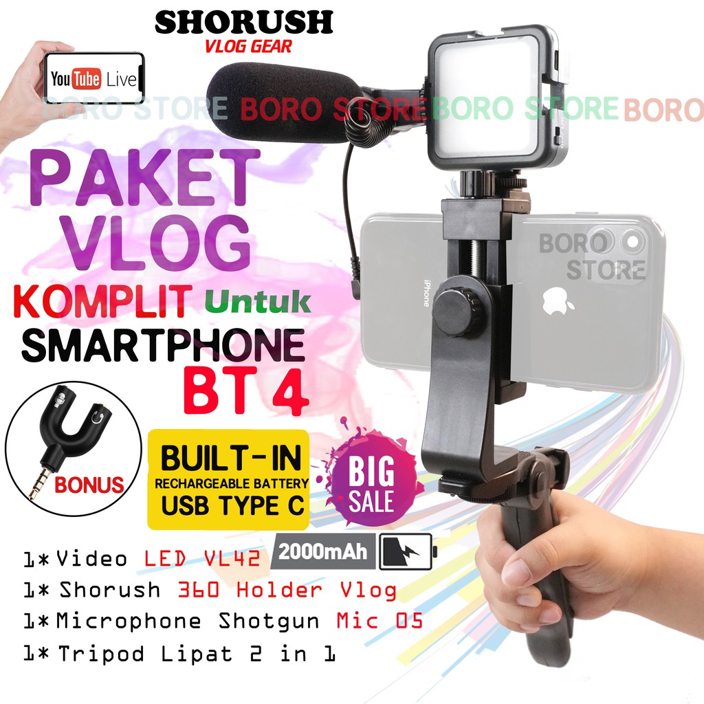 paket vlog kamera
