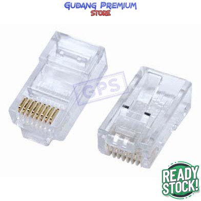 Jual SAP Modular Plug RJ45 5-554720-5 LAN Connector Network/Kepala LAN ...
