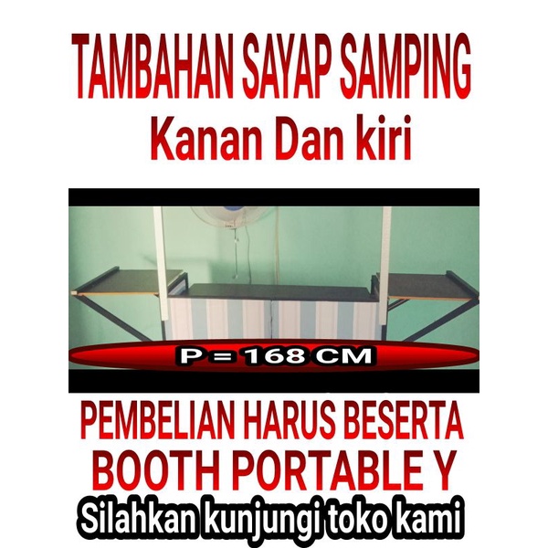 Jual tambahan Rak sayap untuk booth portable | Shopee Indonesia