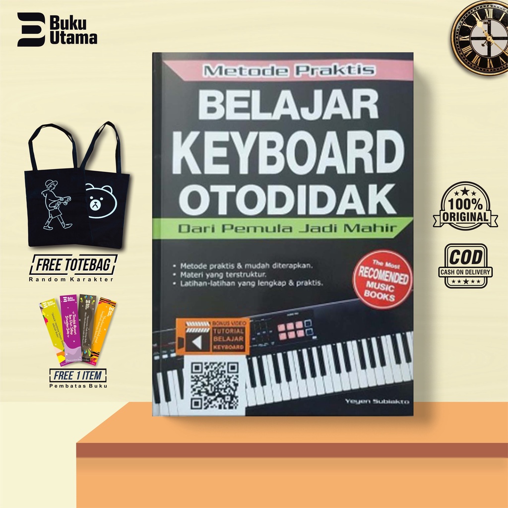 Jual Buku Metode Praktis Belajar Keyboard Otodidak Syalmahat Shopee