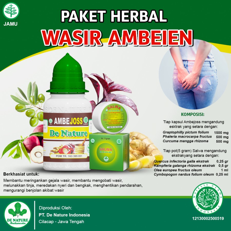 AMBEJOSS SALEP SALWA - OBAT WASIR AMBEIEN DENATURE GARANSI ASLI