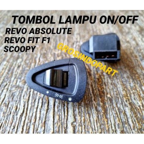 Jual (10 PCS) TOMBOL LAMPU ON/OFF SAKLAR LAMPU ON/OFF REVO 110 ABSOLUTE ...
