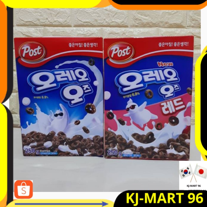 Jual MAKANAN KOREA/KOREAN FOOD POST OREO O'S ORIGINAL & MARSHMALLOW RED ...
