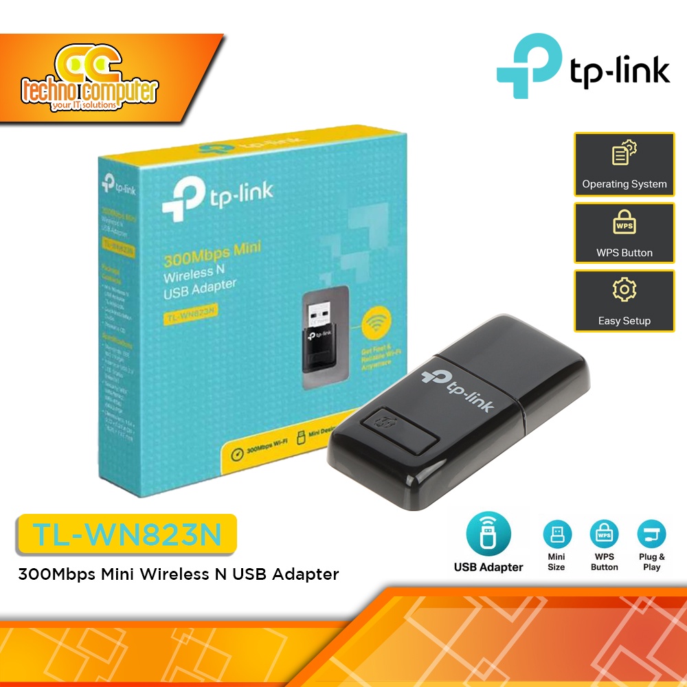 Jual USB WIFI TP-LINK TL-WN823N Ver 3.0 300Mbps Mini Wireless N USB ...